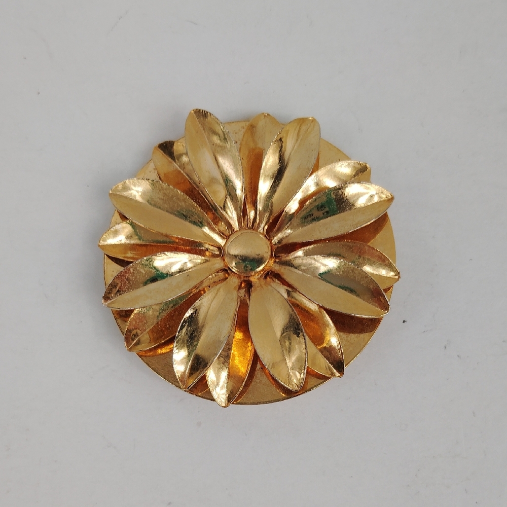 Vintage Floral Scarf Clip